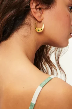 Boucles D'Oreilles Pampa Onyx Vert