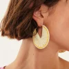 Boucles D'Oreilles Pitchata Ecru/Mimosa