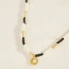 Collier Pepin Noir/Ecru/Oasis