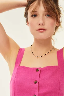 Collier Pepin Noir/Ecru/Oasis