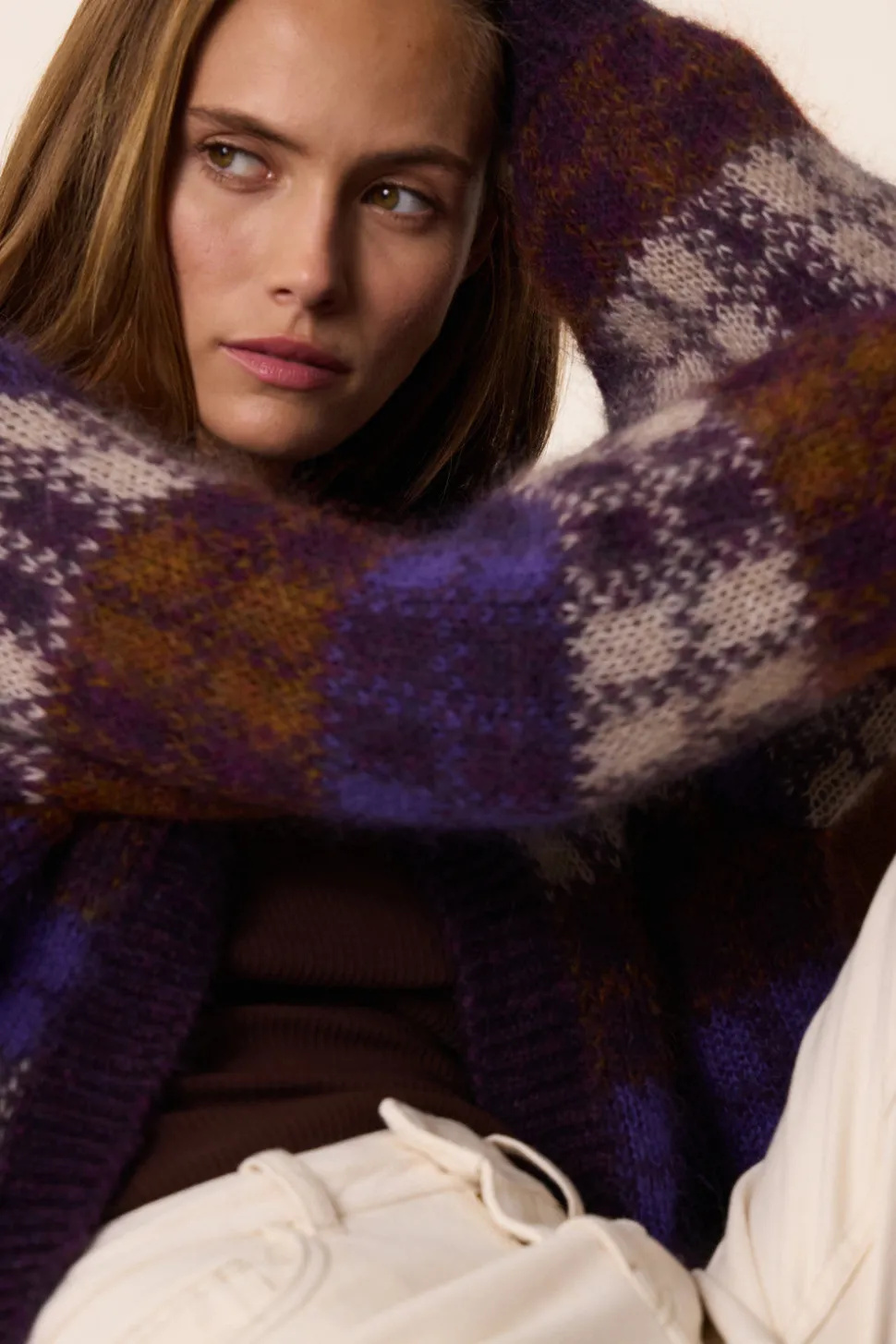 Gilet Azelia Carreaux