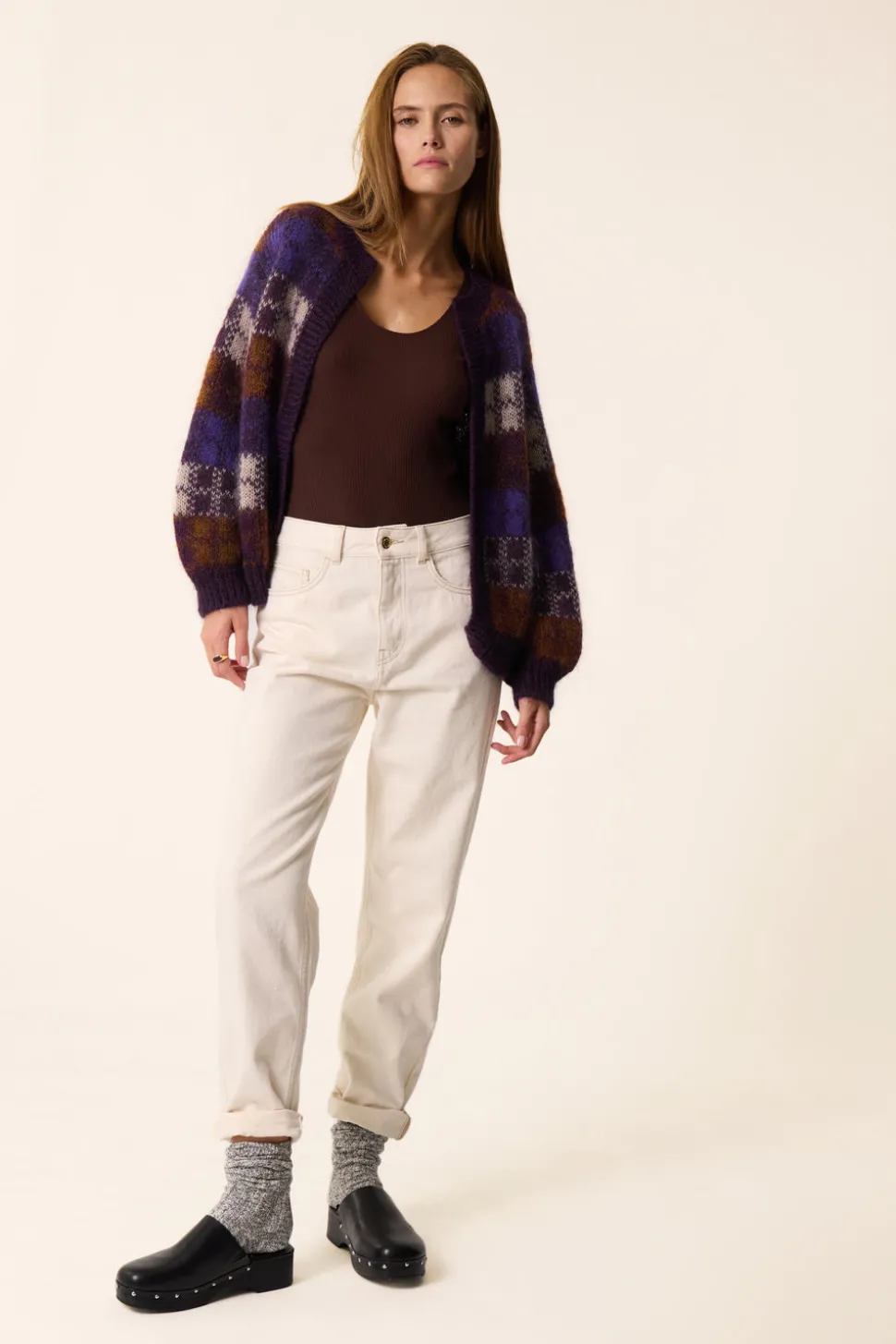 Gilet Azelia Carreaux