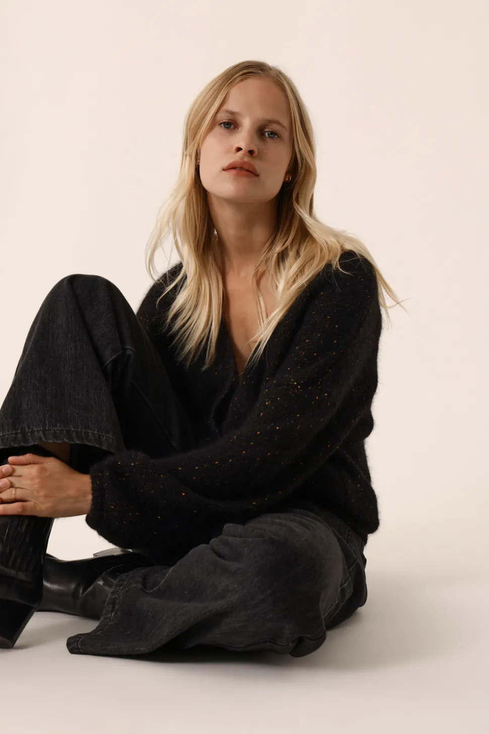 Gilet Celestin Boutonne Noir