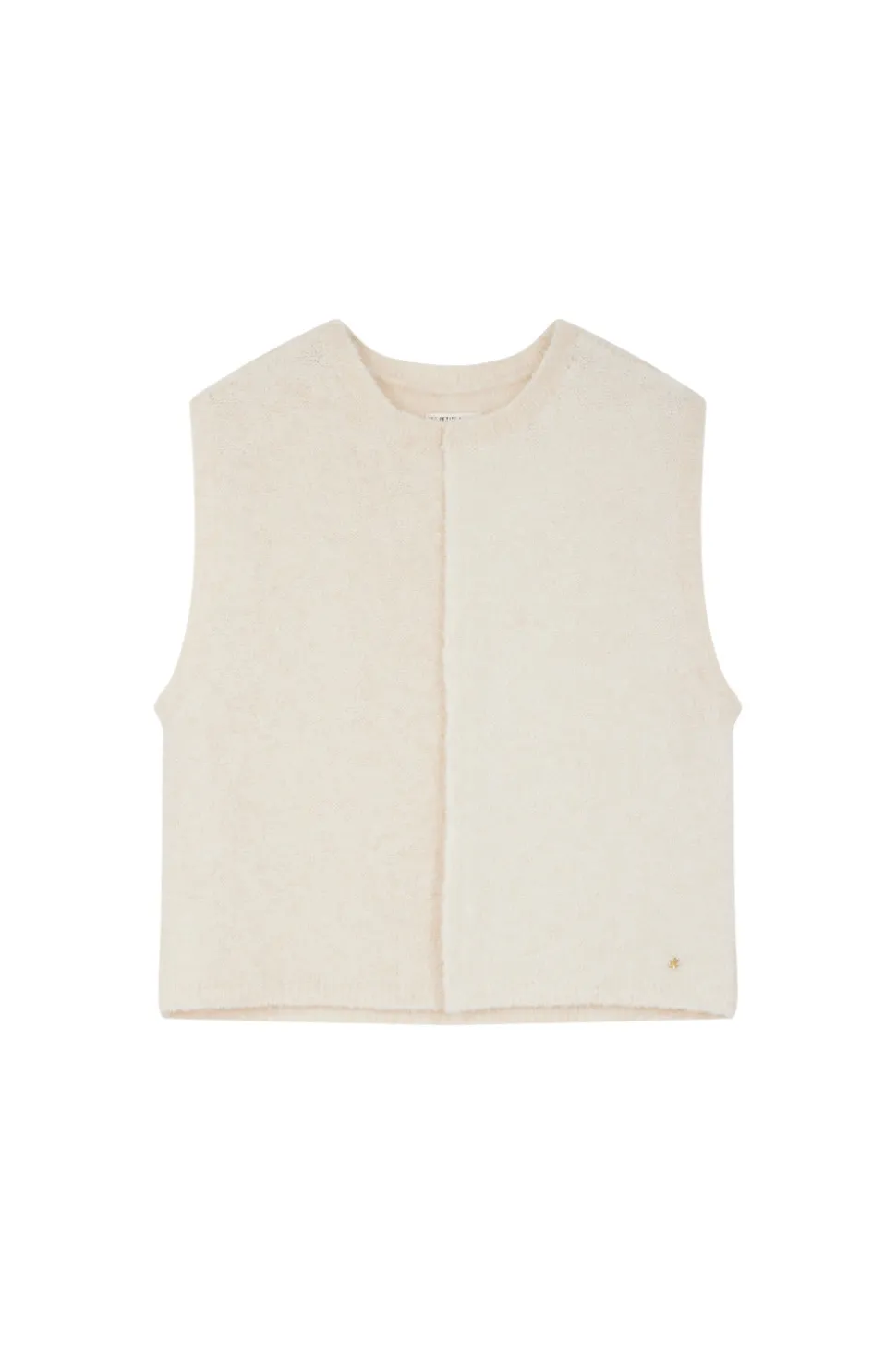 Gilet sans manches Achille Ecru