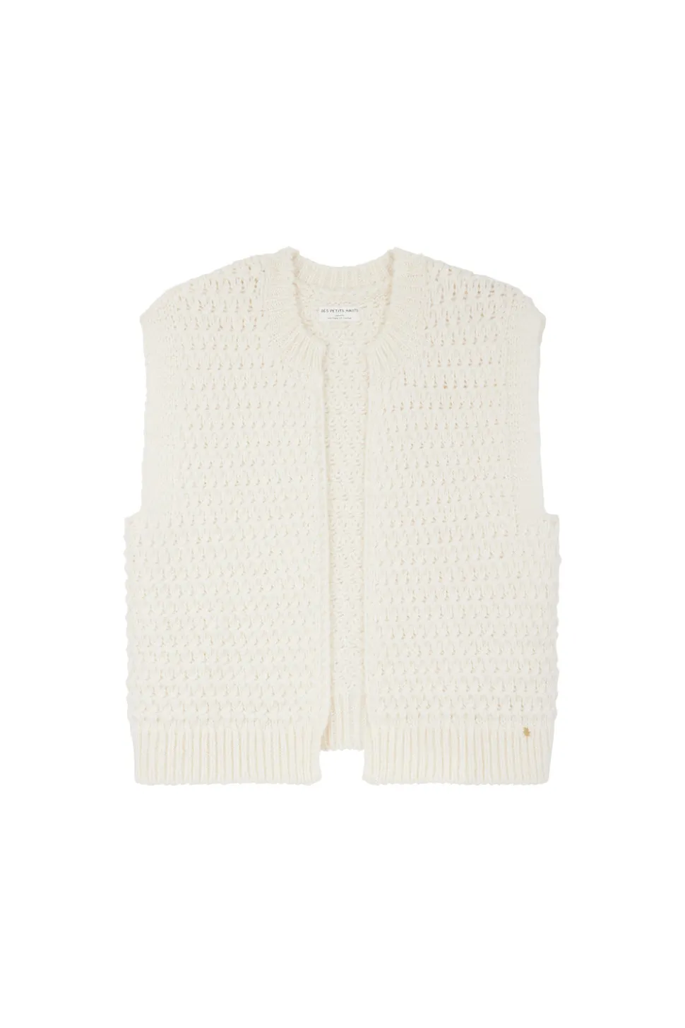 Gilet sans manches Aster Creme