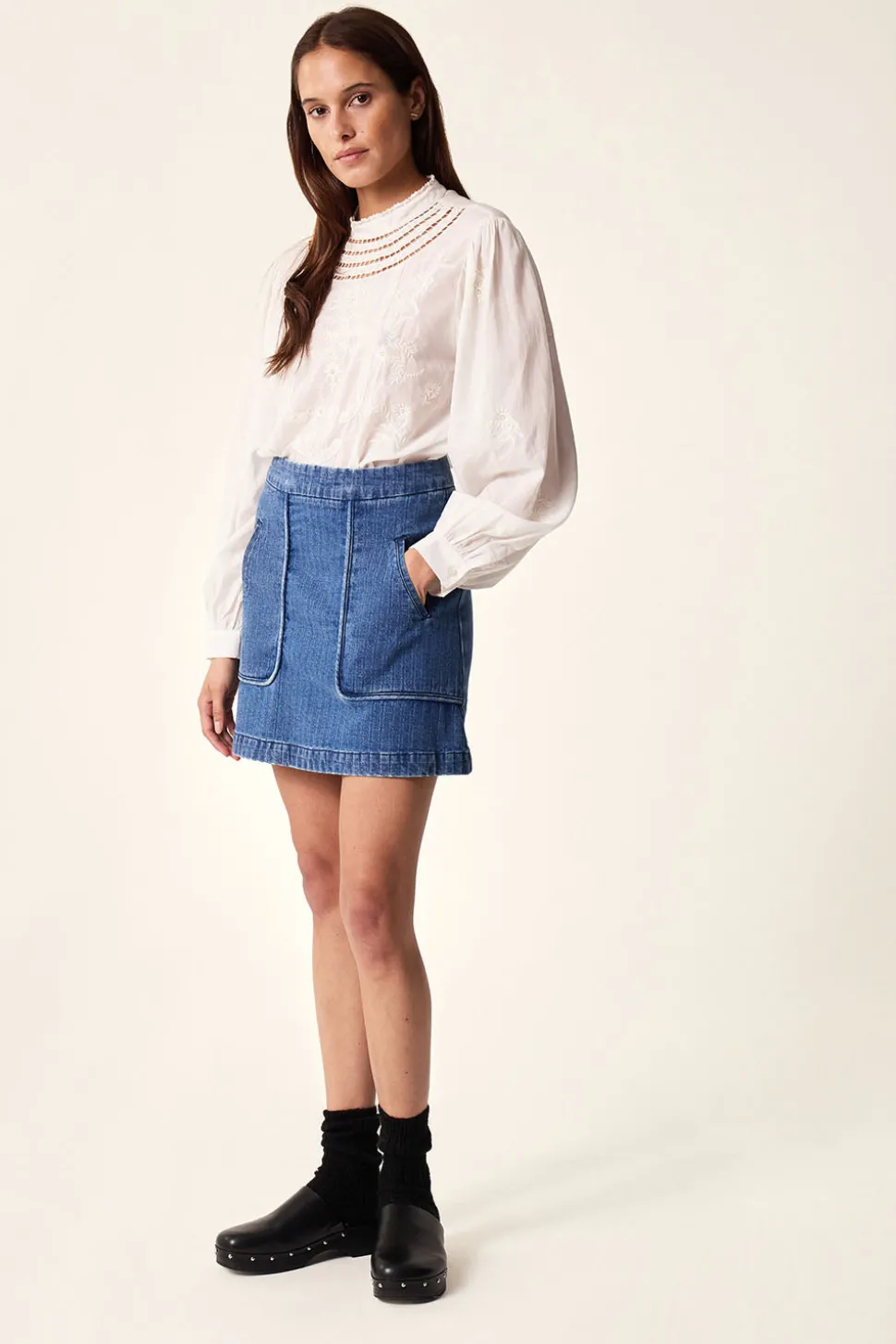 Jupe Louxor Middle Blue