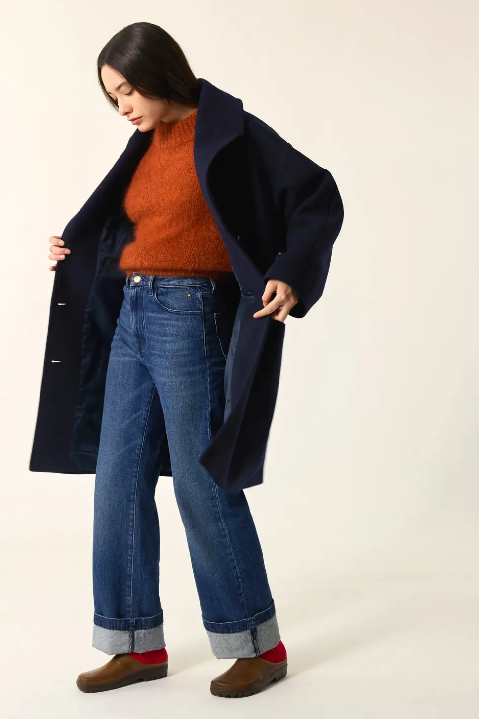 Manteau Yasmine Marine