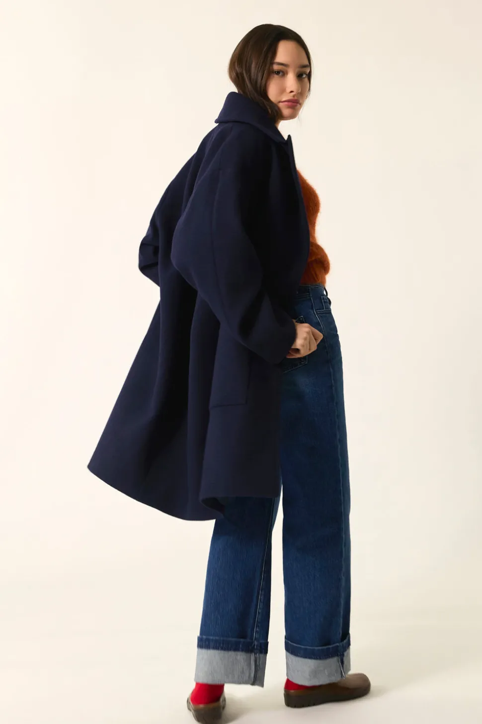 Manteau Yasmine Marine