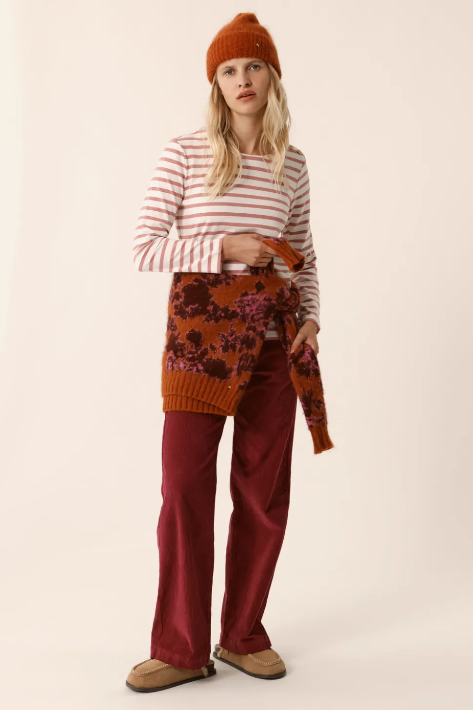 Marinière Filipette Ecru/Compote