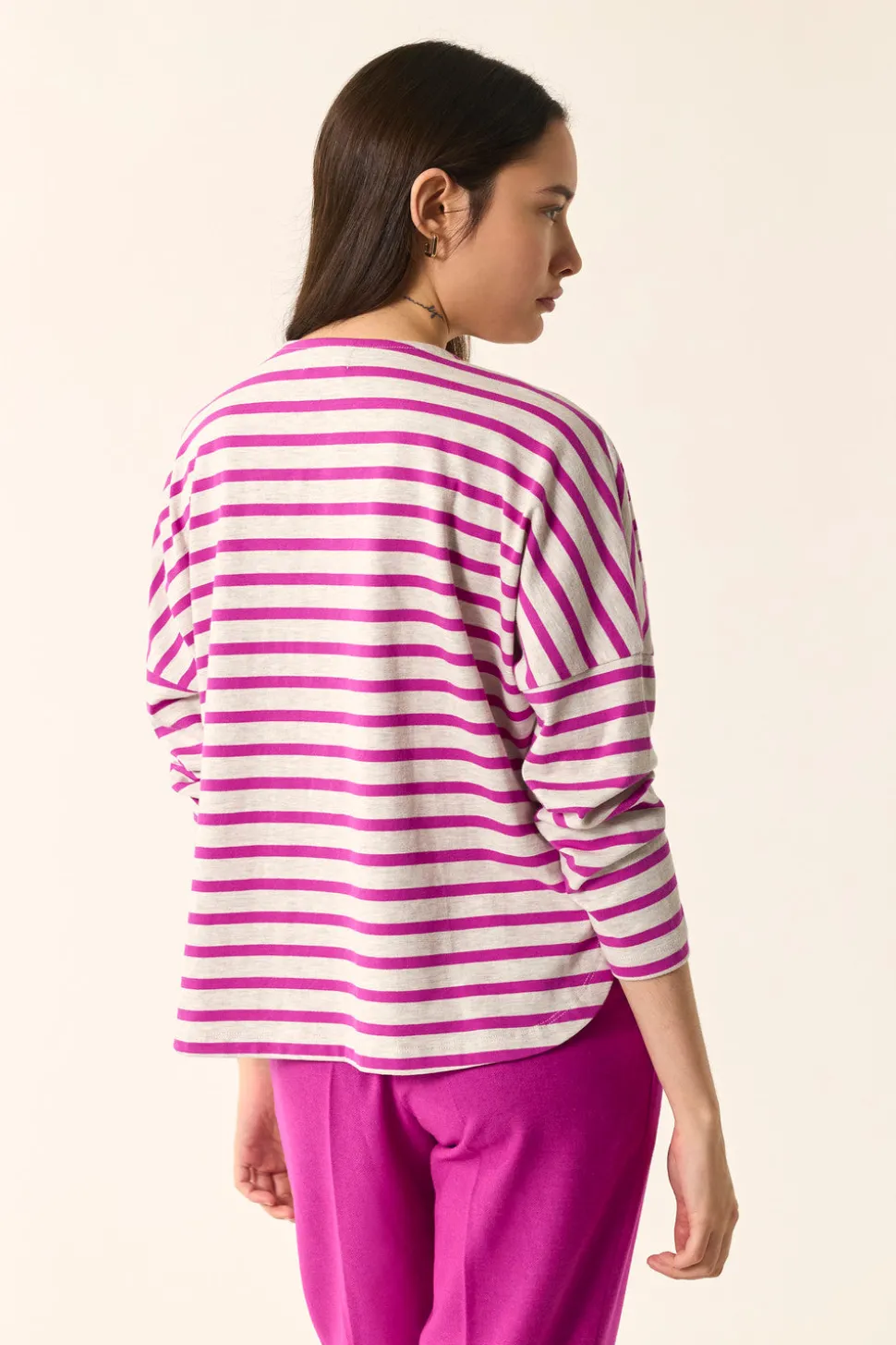 Marinière Filly Beige/Lupin