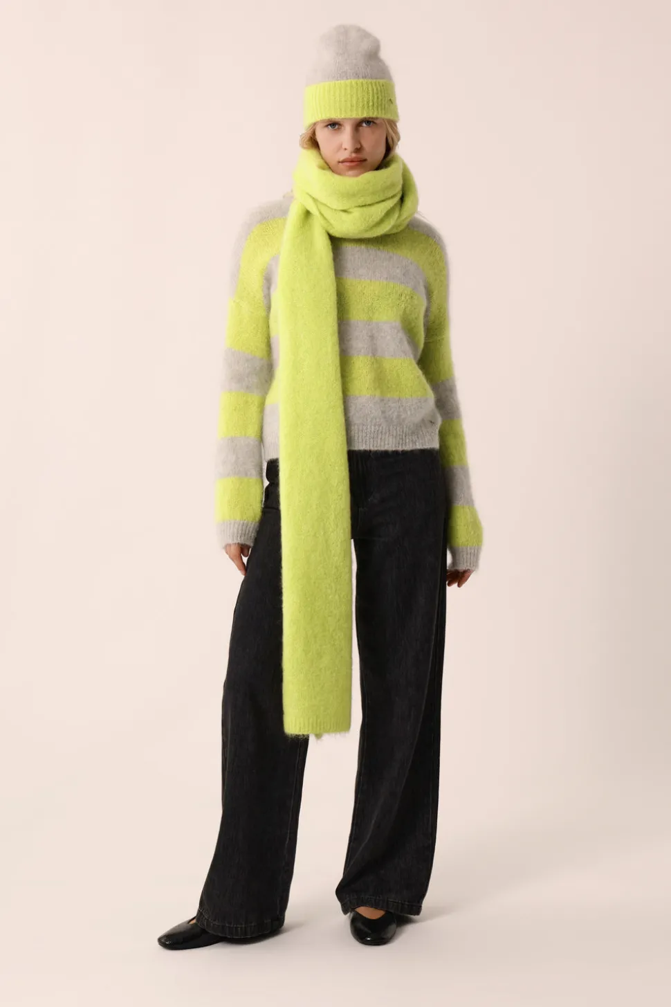 Pull Banelle Gris Chine/Luciole