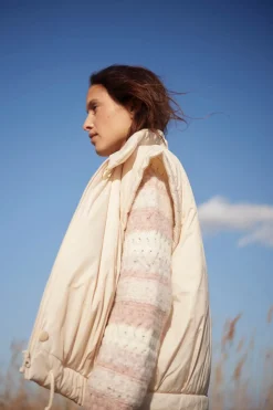 Pull Delou Creme/Poudre