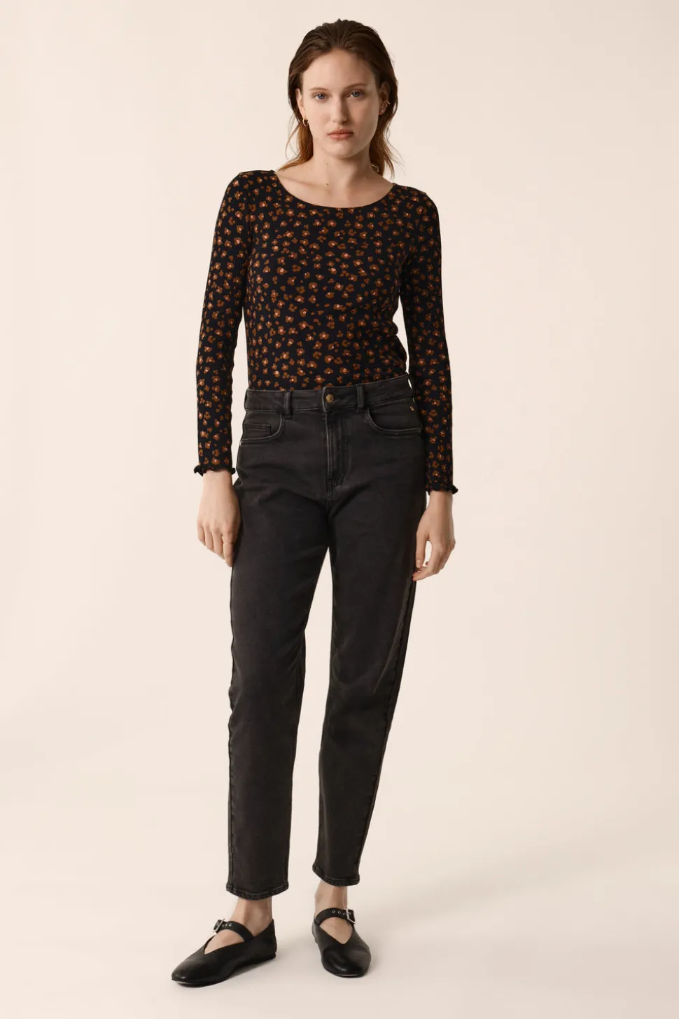 Tee-shirt Hailey Leo Noir