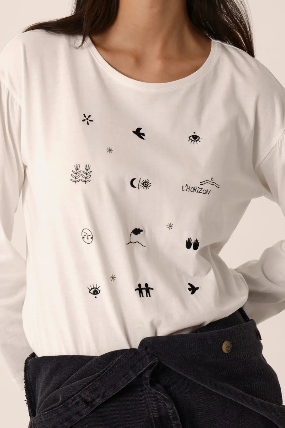 Tee-shirt Janana Ecru