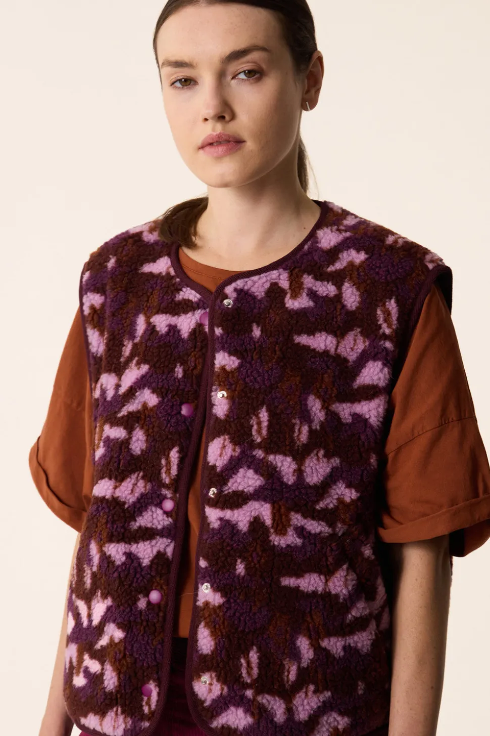 Veste maille sans manches Kadi Manitou Bruyere