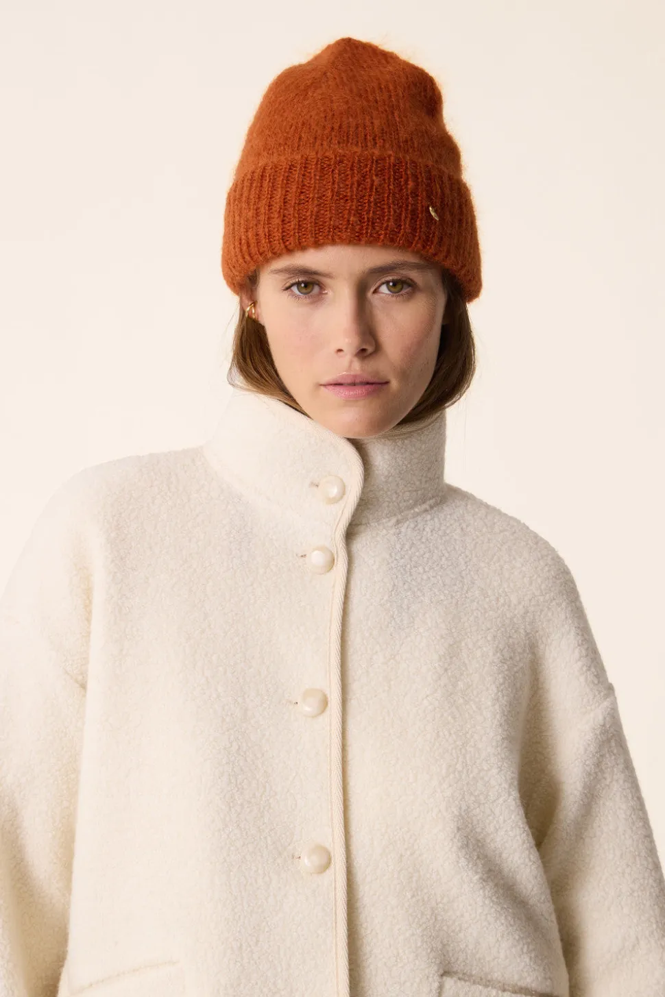 Veste maille Zlavina Creme