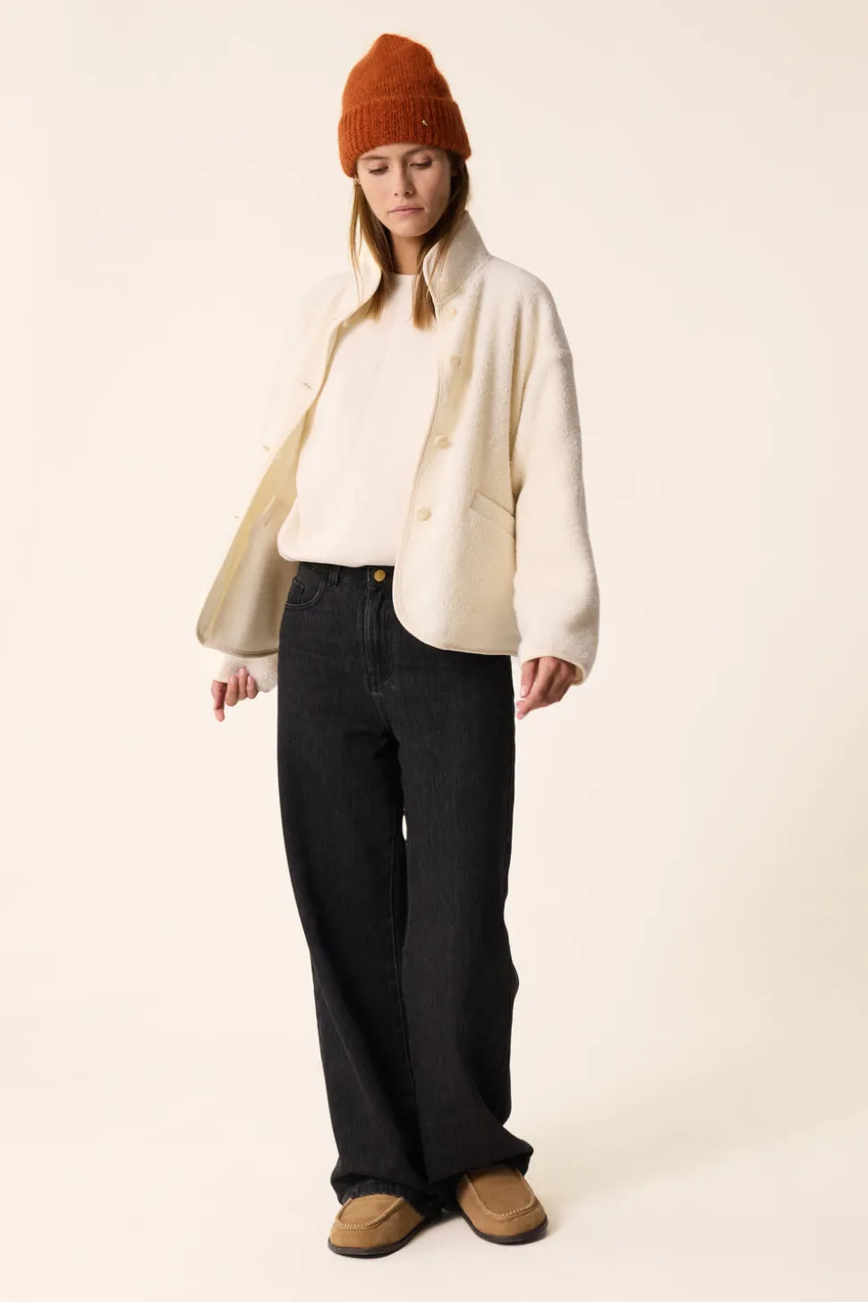 Veste maille Zlavina Creme