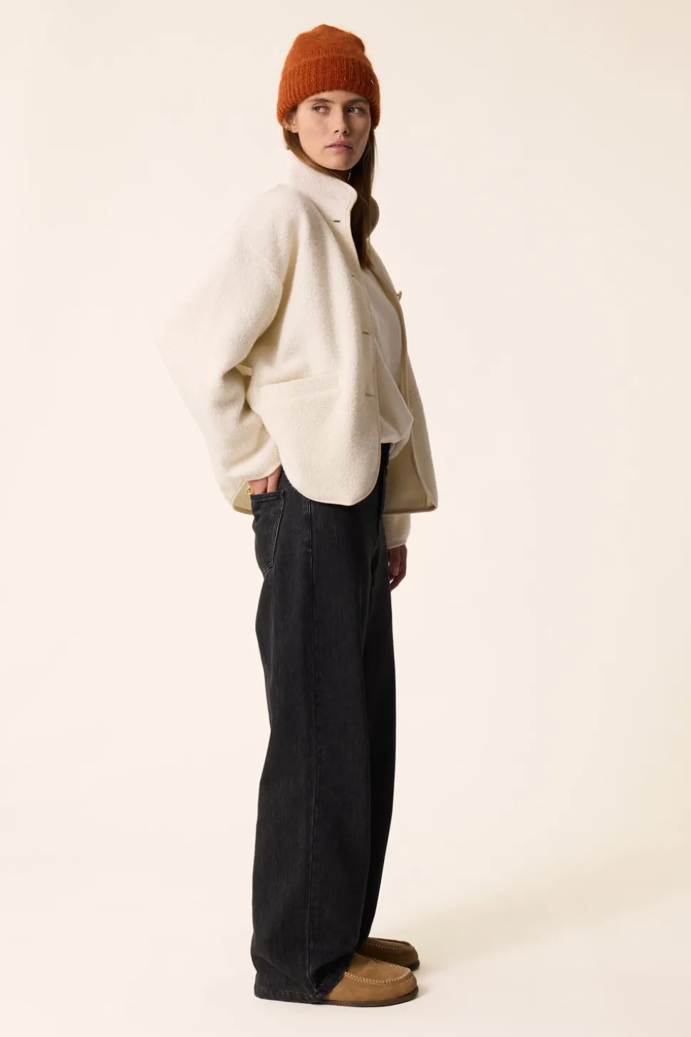 Veste maille Zlavina Creme