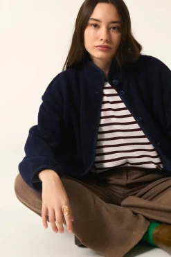 Veste maille Zlavina Marine