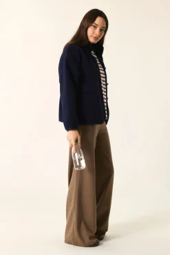 Veste maille Zlavina Marine